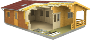 como construir casa de madera exterior
